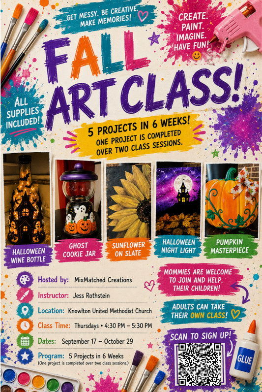 🎨Autumn 6-Week Children’s Art Class – Thursday's 4:30PM-5:30PM September 17, 2026