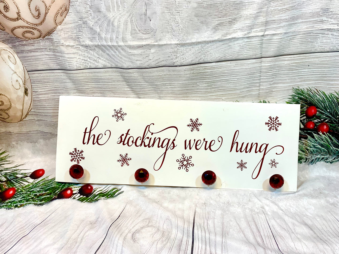 The Stockings Were Hung Stocking Hanger - MixMatched Creations