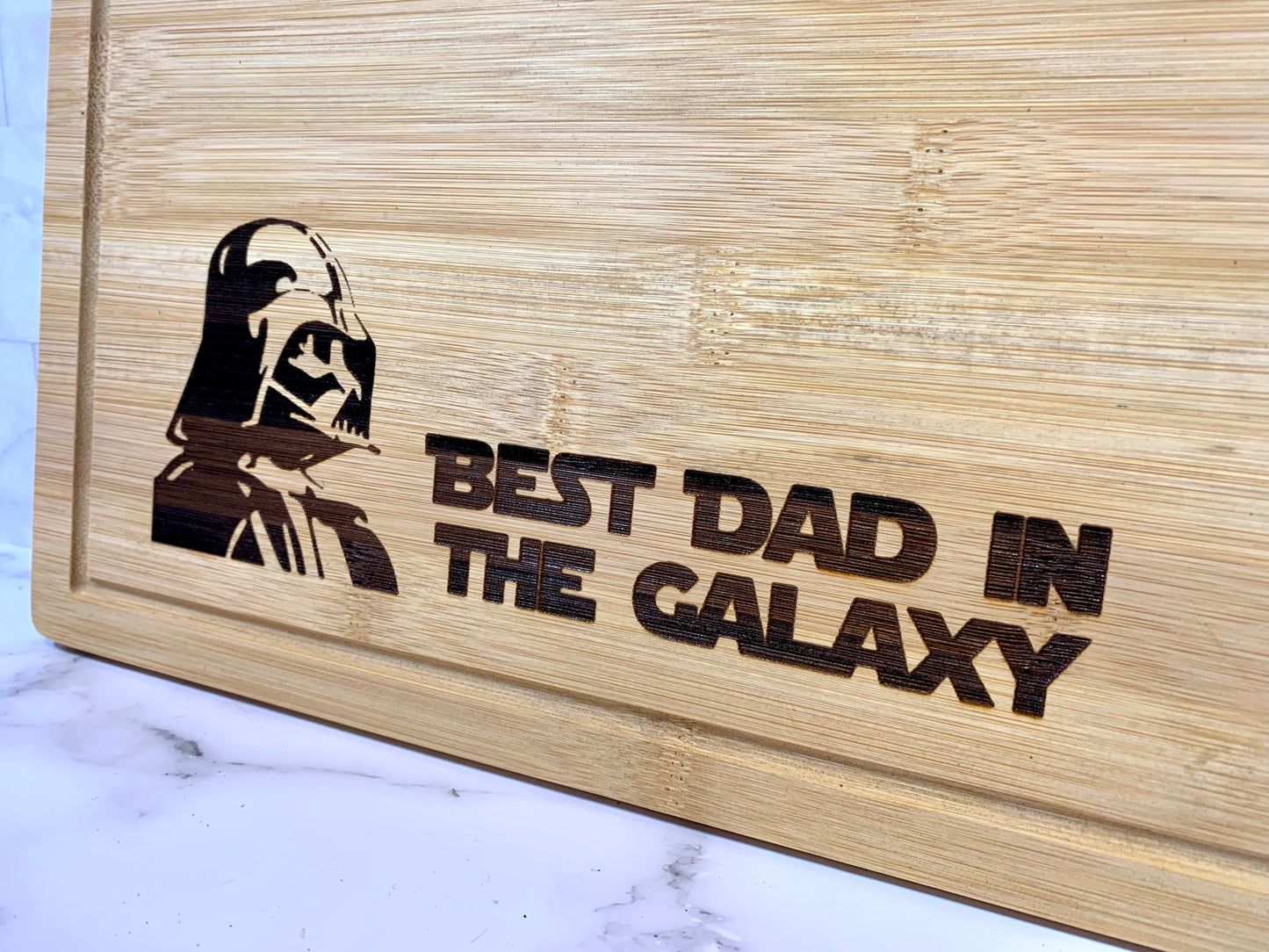 Best Dad In The Galaxy Star Wars Cutting Board