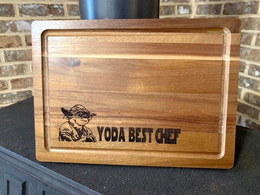Yoda Best Chef Cutting Board