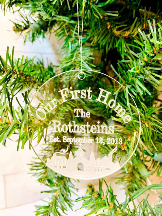 Personalized Our New Home Christmas Ornament - MixMatched Creations