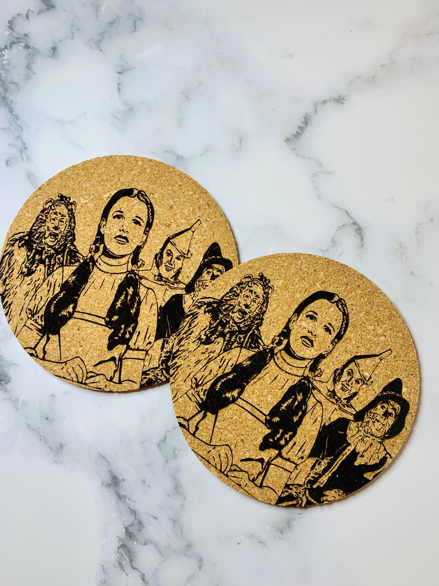 Wizard Of Oz Cork Coasters - MixMatched Creations