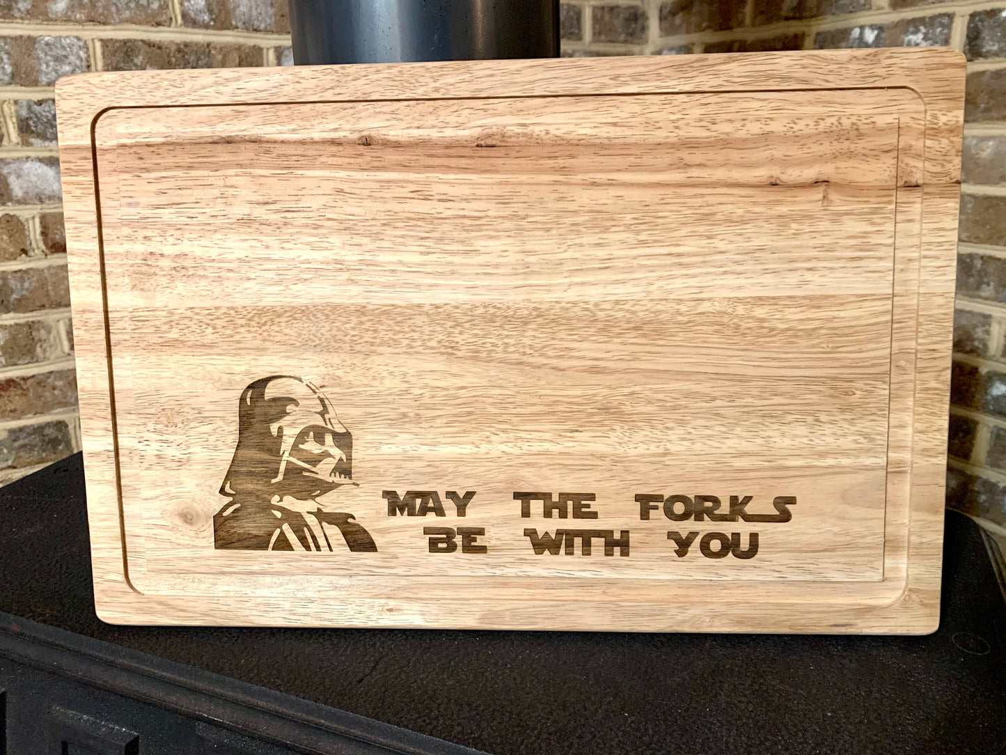 May The Forks Be With You Star Wars Cutting Board - MixMatched Creations