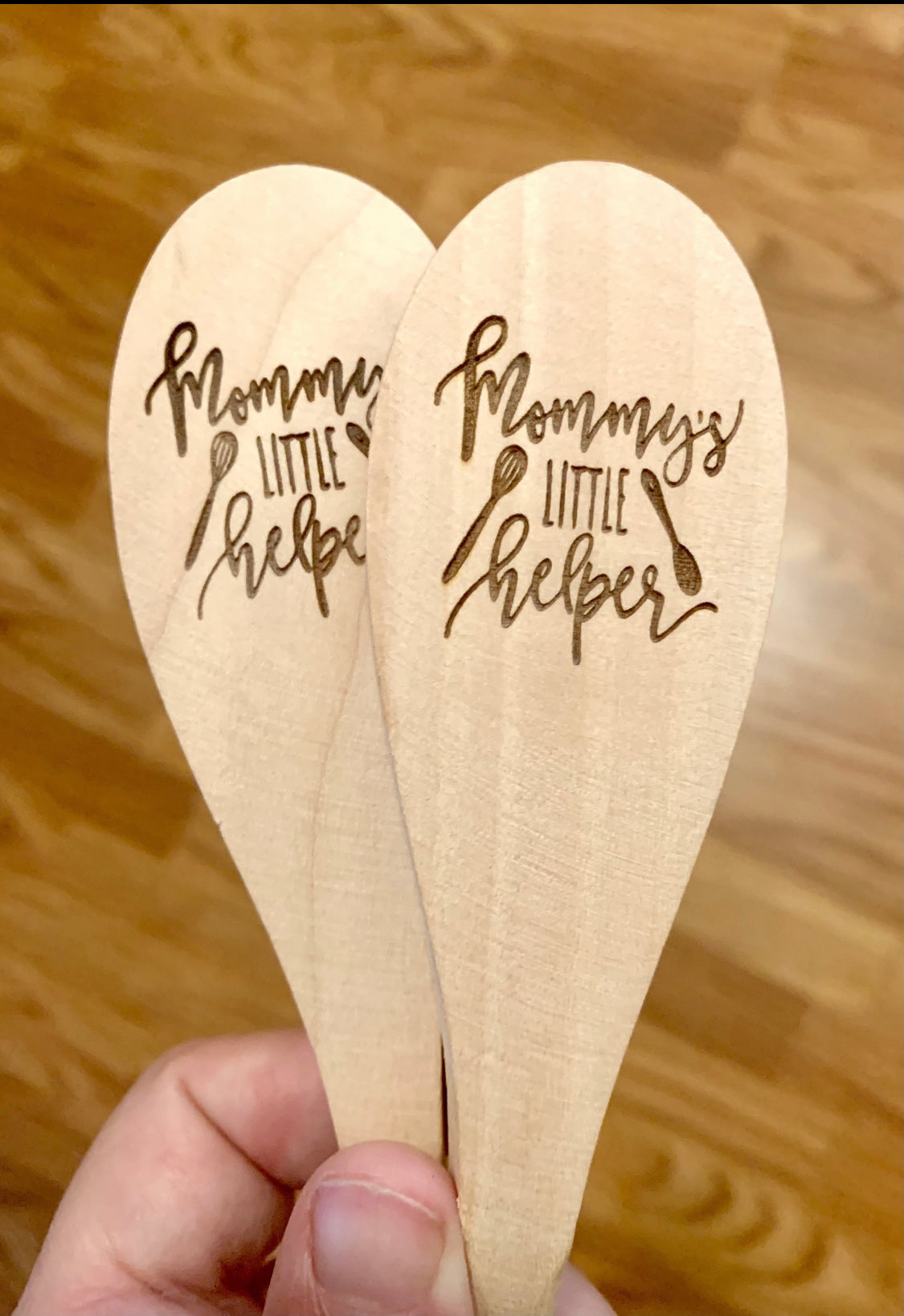 Wooden Engraved Spoons - MixMatched Creations