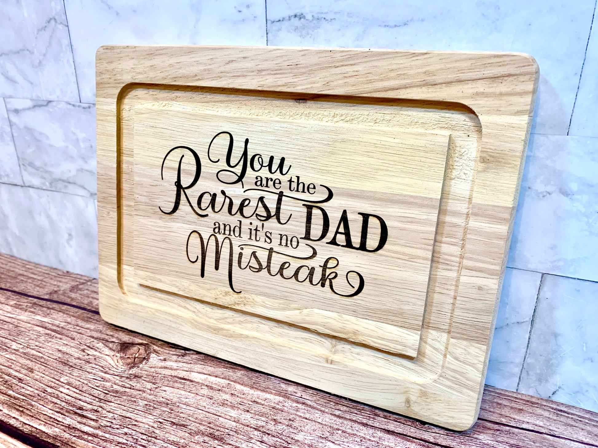 You’re The Rarest Dad It’s No Misteak You Cutting Board - MixMatched Creations