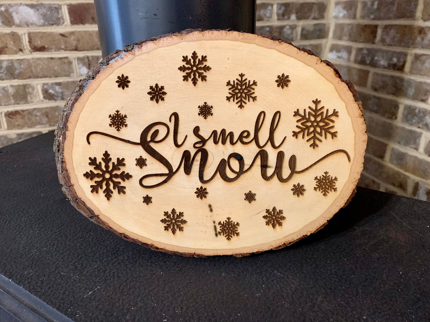 Custom Personalized Live Edge Wood Sign