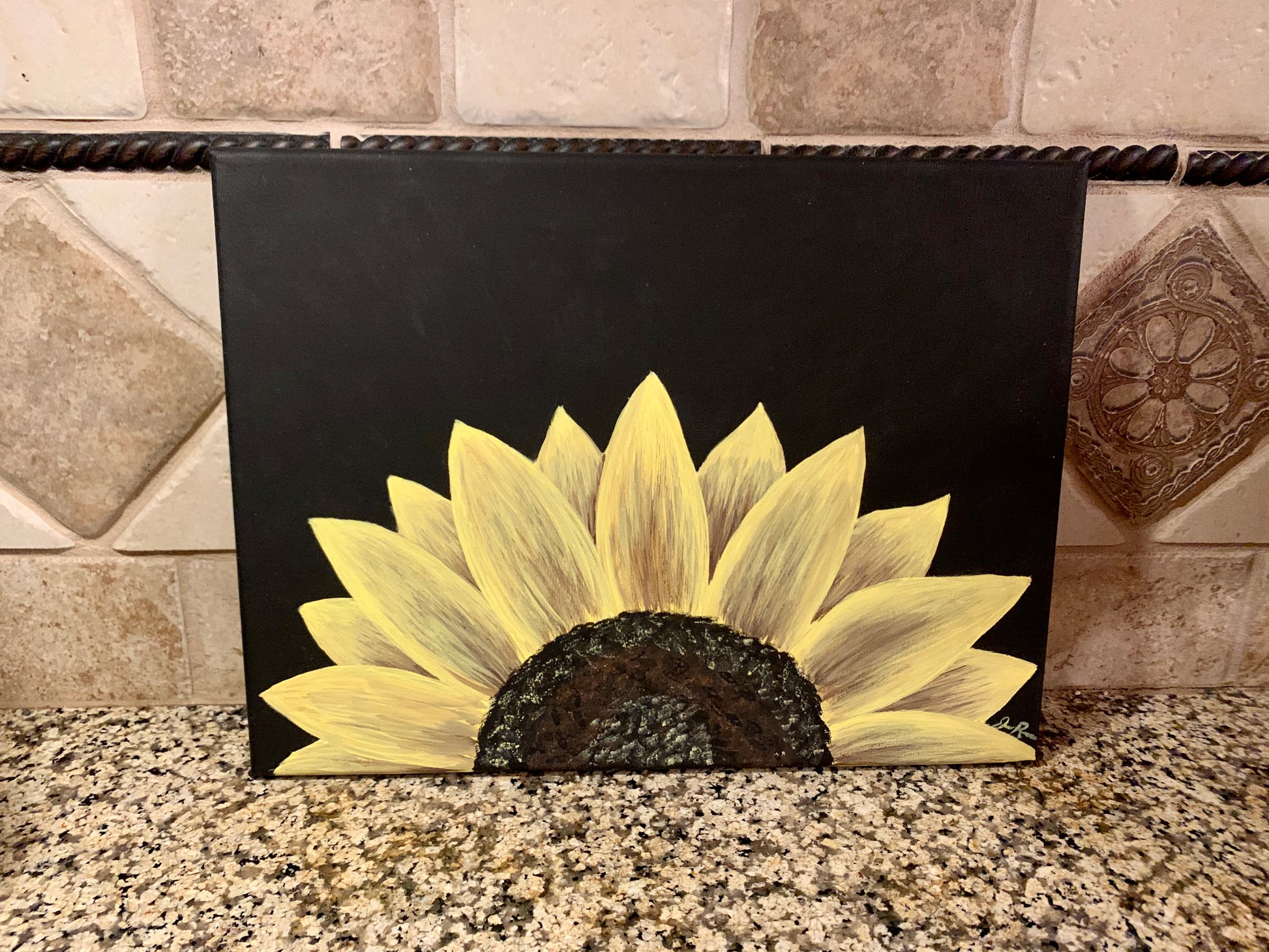 Sunflower Canvas Painting - MixMatched Creations