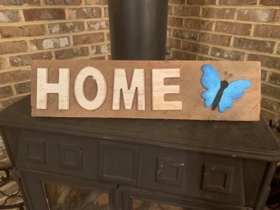 Home Butterfly Sign Clearance - MixMatched Creations