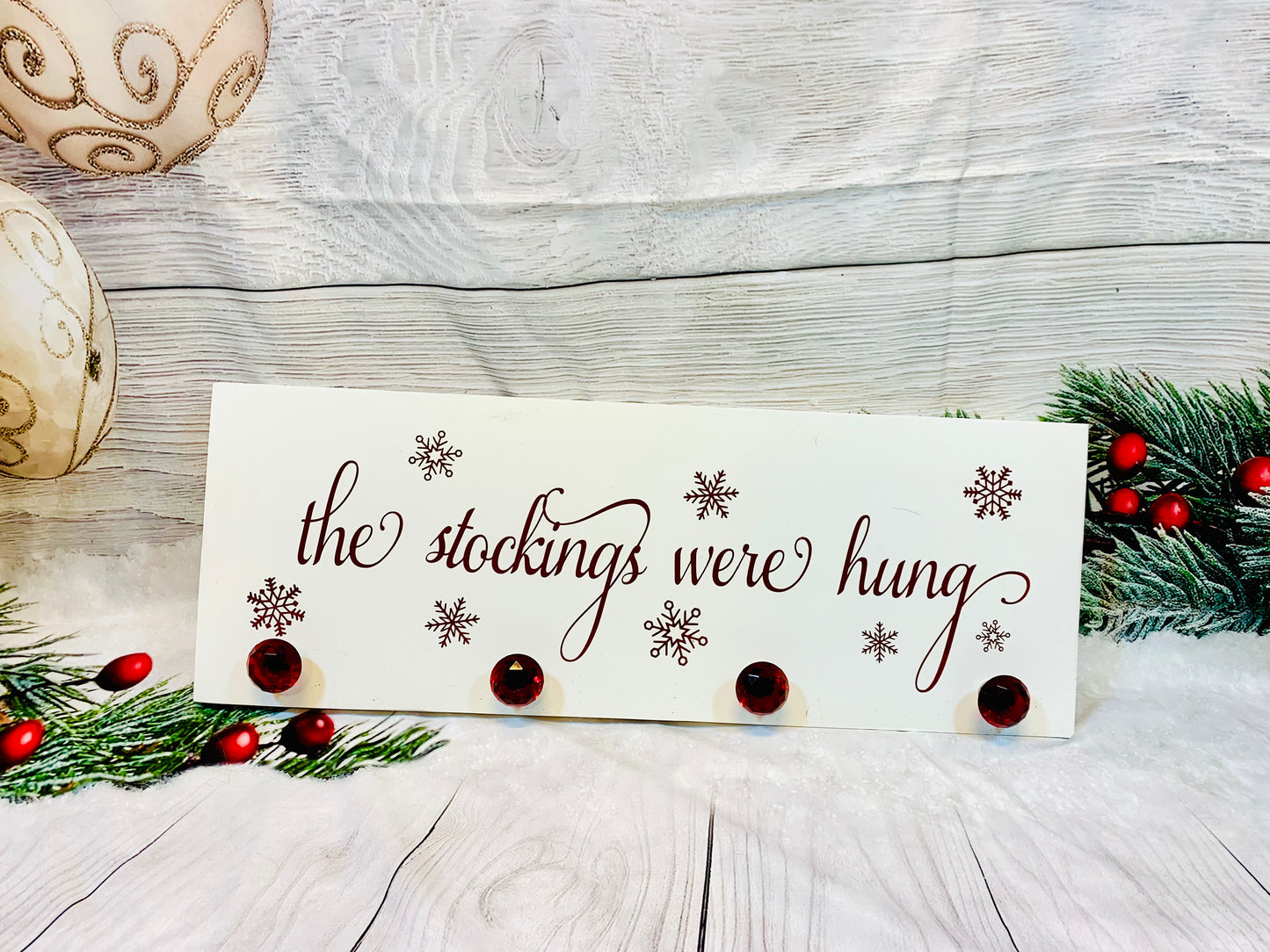 The Stockings Were Hung Stocking Hanger - MixMatched Creations