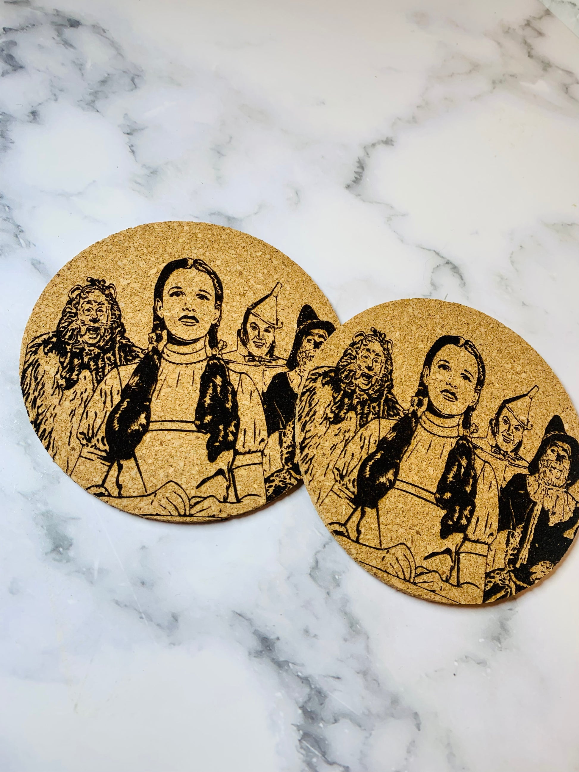 Wizard Of Oz Cork Coasters - MixMatched Creations