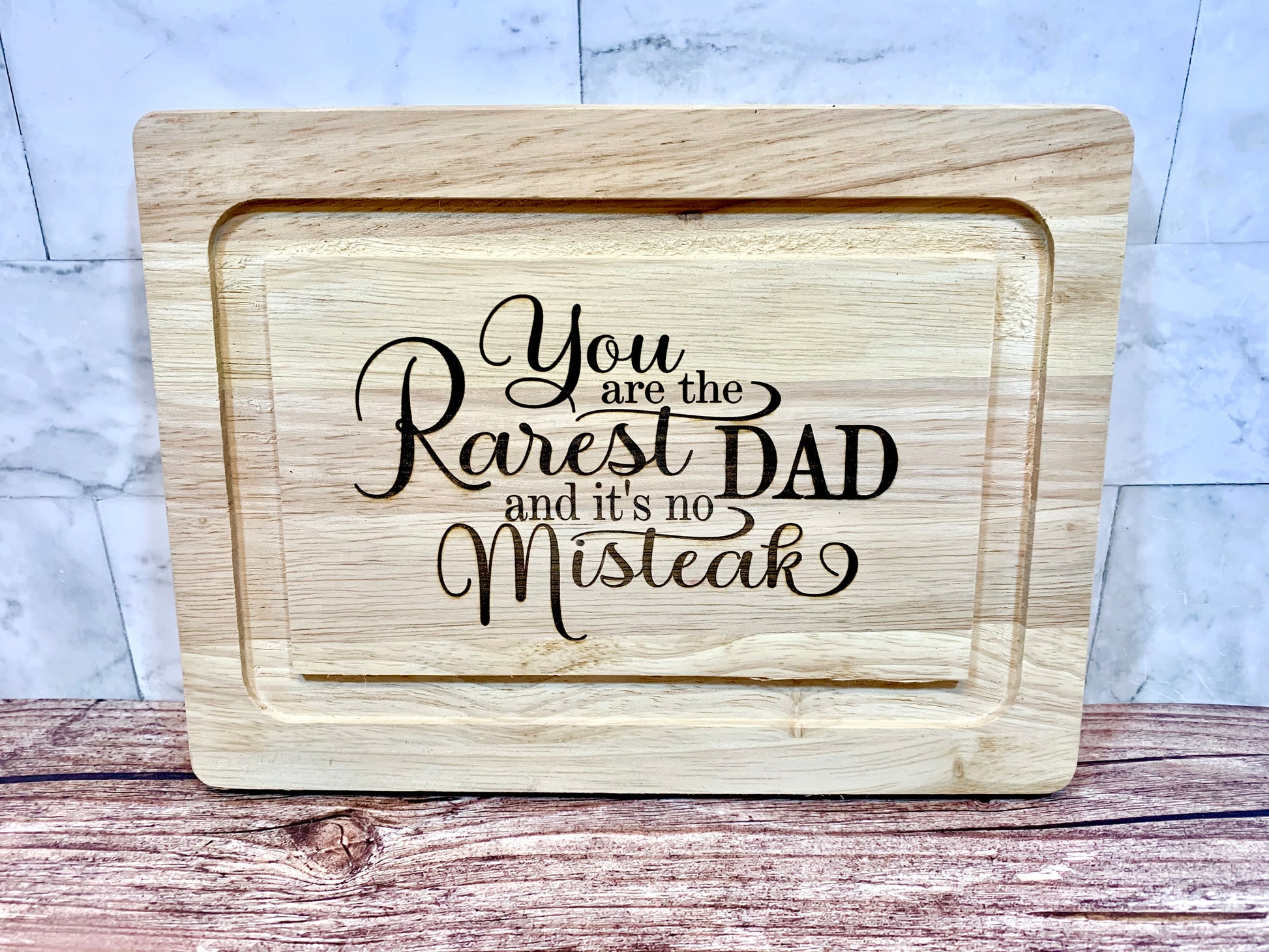 You’re The Rarest Dad It’s No Misteak You Cutting Board - MixMatched Creations