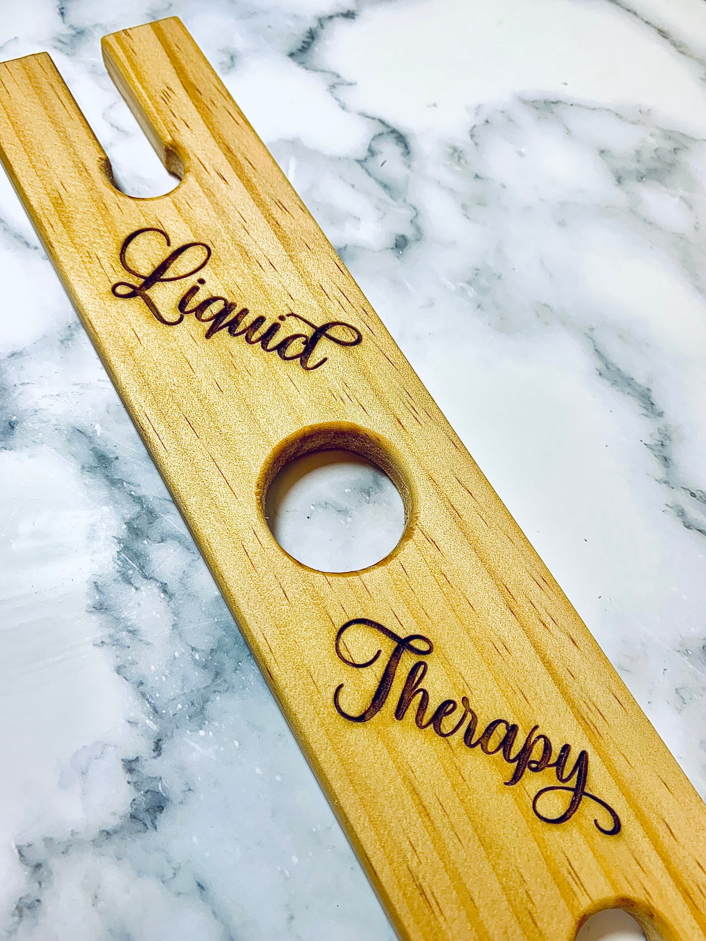 Liquid Therapy Wine Bottle/Glass Holder - MixMatched Creations