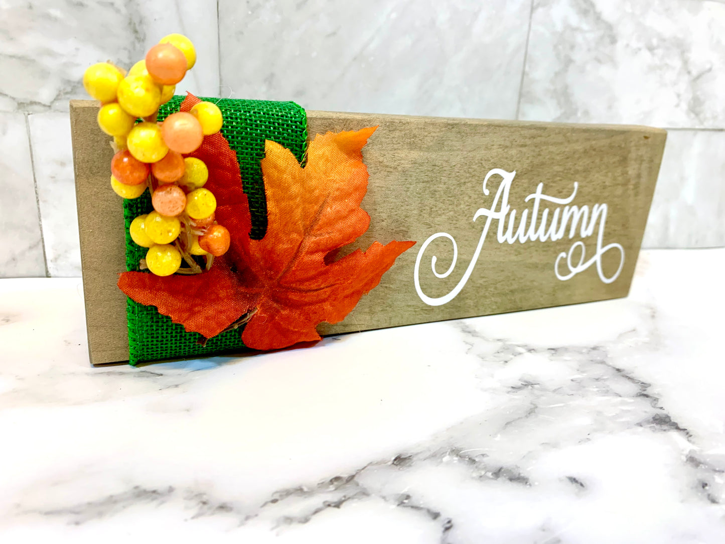 Autumn Wooden Sign - MixMatched Creations