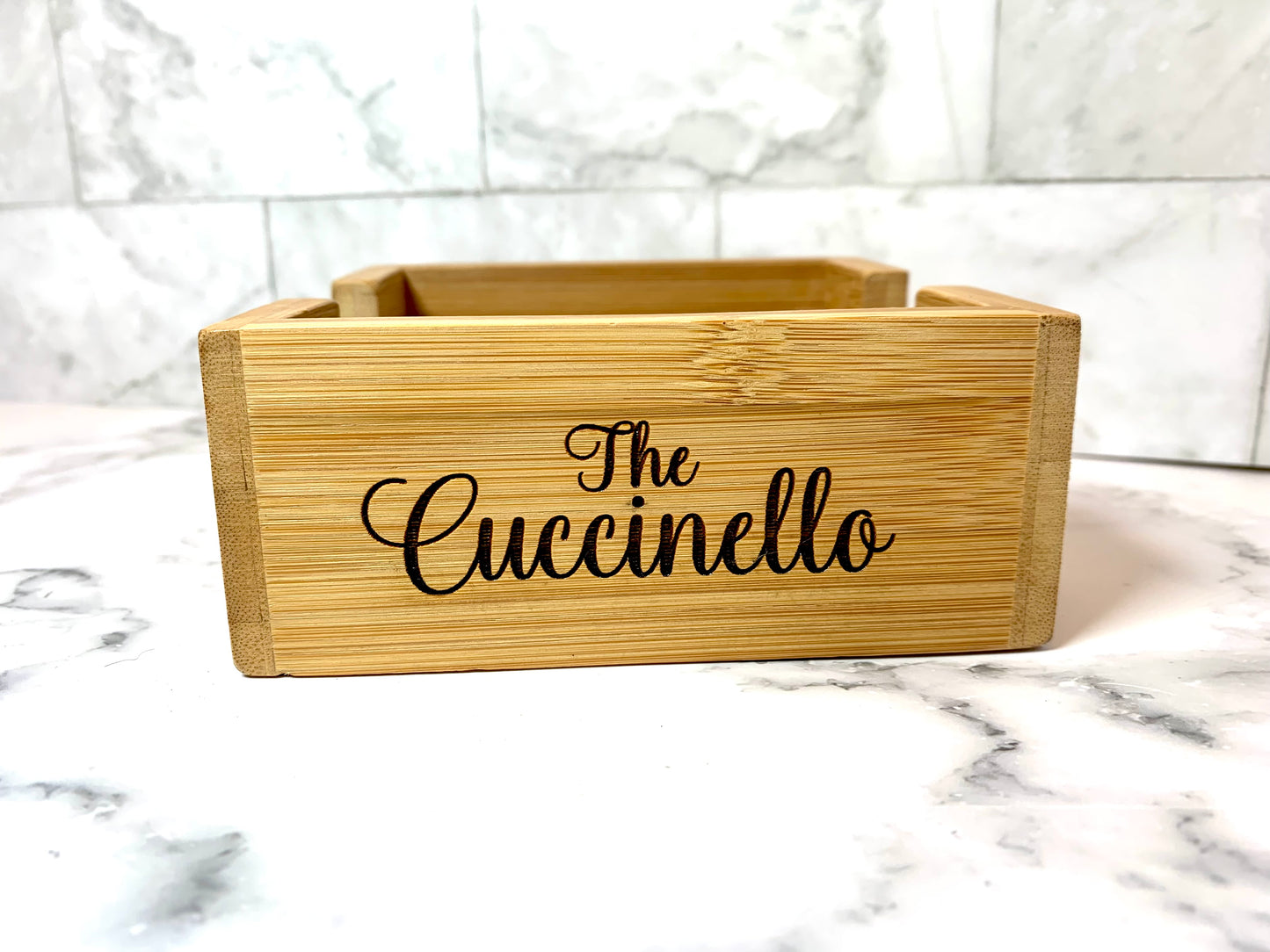 Personalized Our First Home Bamboo Coaster Set - MixMatched Creations