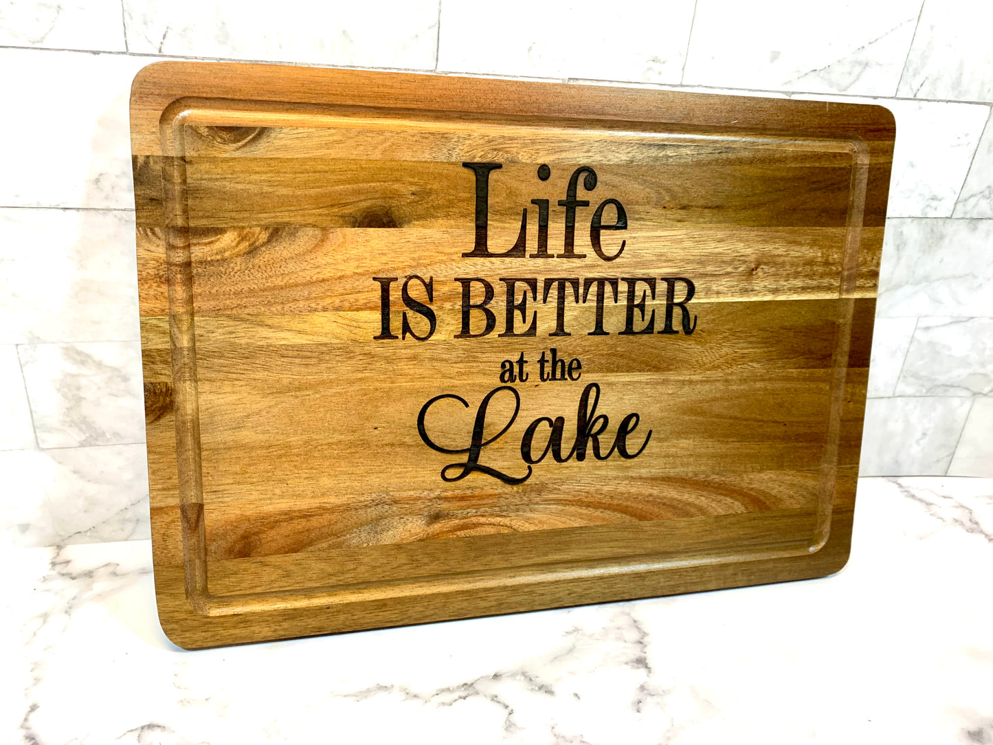 Life Is Better At The Lake Cutting Board - MixMatched Creations